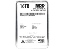 MDD 16TB 7200RPM 256MB Cache SATA 6.0Gb/s 3.5