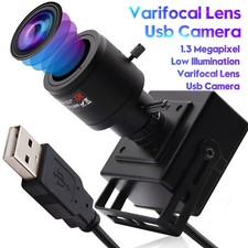 Mini Low Light USB Camera ELP 960P 1.3MP Webcam w/ 2.8-12mm Varifocal Zoom Lens picture