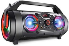 Portable Bluetooth Speaker with Subwoofer, Wireless Speakers with Booming Bass, picture
