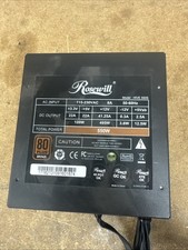 Rosewill 550 W 24 Pin ATX Desktop Power Supply HIVE-550S MISSING CABLES picture