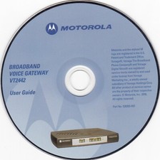 Motorola Broadband Voice Gateway VT2442 User Guide (PC, 2006) *DISC ONLY* picture