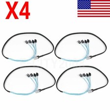 4Pcs Internal Mini SAS SFF-8087 36P to 4 x SATA 7Pin External Connector Cabel 1M picture