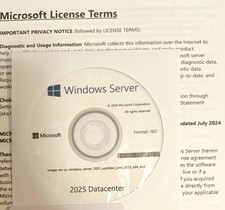 Microsoft Windows Server 2025 Datacenter  - 24 Core License Pack w/ 50 RDS CALs picture