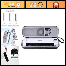 Compact Hard Case for Mobile Document Scanner - Fits Brother DS-640/940DW/740D/7 picture