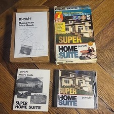 Punch Super Home Suite PC CD-ROM 2003 7-in-1 design landscape furniture 3D picture