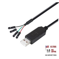 DTECH USB to TTL Serial Adapter 3.3V Debug Cable TX RX Signal 4 Pin Female picture