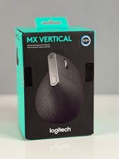 Logitech MX Vertical Wireless Ergonomic Mouse Bluetooth USB Open Box Unused picture