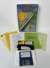 Abracadata Design Your Own Train Apple IIc Plus Vintage Computer Game picture