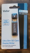 Vivitar R11 Ultra Slim SD Card Reader/Writer - Mac & PC Compatible usb 2.0 picture