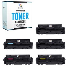 CMYi 5-Pack Replacement 414A Printer Toner for HP Color LaserJet Pro M454dn picture