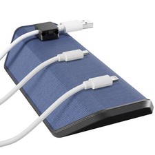 Magnetic Cable Organizer Weighted Non Adhesive Cord Holder 3 Clips Desk Office picture