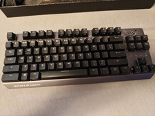 ASUS ROG Strix Scope RX Gaming Mechanical Keyboard Red Optical Switches Used picture