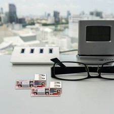 5Pcs USB Charger Modules Dc-Dc Down Red Pcb Durable Car USB Buck Module picture
