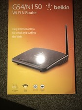 Belkin G54/N150 Wi-Fi N Router - Model F9K1009v1 - Up to 150Mbps  picture