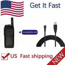 Micro USB Charger Programming Data Cable Cord for Motorola TLK 100 Two-Way Radio picture