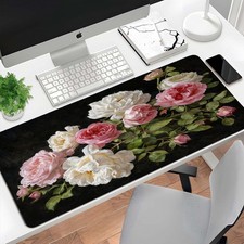 Extra Large Gaming Mouse Mat with Extended Keyboard Protection, Non-Slip Rubbe picture