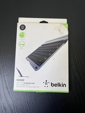 Belkin QODE Thin Type Keyboard Case for iPad Air and Ipad Gray Used picture