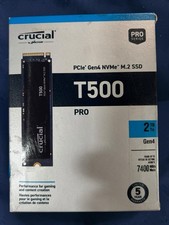 Crucial T500 2TB PCIe Gen4 NVMe M.2 SSD CT2000T500SSD8 7400MB/s New picture