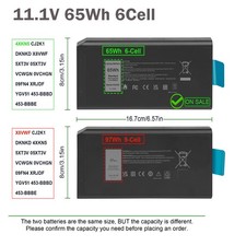 4XKN5 Battery For Dell Latitude 14 Rugged 5404 7404 E5404 P46G P46G001 X8VWF NEW picture