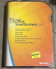 Microsoft Office 2007 Small Business Full Retail W/ Product Key Word Excel picture