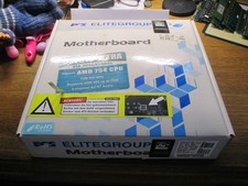 For PC Computer Works = Original Box Motherboard ECS Elitegroup GS7610 Ultra 754 picture