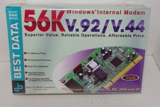 Best Data Windows Internal 56K PCI Modem V.92/V.44 NEW SEALED picture