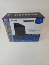 NETGEAR Nighthawk  AX2700 WiFi 6 Cable Modem Router DOCSIS 3.1 New Open box picture
