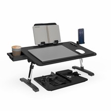 Limitless TotalDesk Portable Modern Workstation and Lap Desk Compact, Black  picture