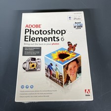 Adobe Photoshop Elements 6 Mac Sealed RTL Box 2008 iPhoto Compatible picture