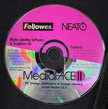 Vintage Fellowes NEATO MediaFACE II v2.3 CD Label Design Software Disc Only picture