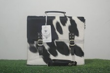 Cowhide Hair-on-Hide Laptop Bag: Rustic Western Style meets Modern Functionality picture