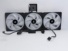 Corsair iCUE LINK QX120 RGB 3x120mm Fans System Hub Cables Screws Tested picture