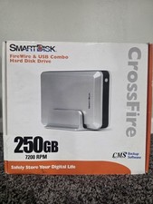 Smart Disk Crossfire FireWire USB Hard Drive  250 GB 7200 RPM NOS NEW SEALED picture