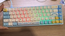 Akko x Sanrio Cinnamoroll Mechanical Keyboard — 75%, RGB Backlit ⌨️  picture