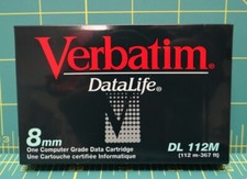 10 Verbatim Digital 8mm Data Cartridge (Data Tape), DL 112M picture