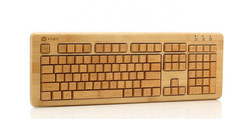 Bamboo (wooden) keyboard picture