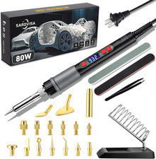 SARDVISA 22-In-1 3D Printer Smoothing Tool Kit with Soldering Tips, 80W picture