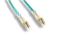 LC UPC to LC UPC Duplex PVC 10G OM3 Multi mode Fiber Optic 1m 2m 3m 4m lot picture