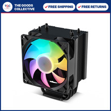 Compact CPU Air Cooler with ARGB Lighting & PWM Control - Efficient Cooling Solu picture