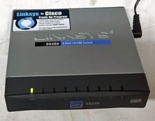 Linksys SD208 Cisco System Gray/Silver 8-Port 10/100 Switch picture