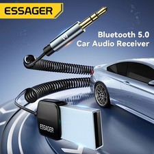 Essager Wireless Bluetooth 5.0 Receiver Adapter Handsfree 3.5mm Jack Car Audio picture