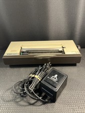 ATARI 1027 Printer & Power Supply / FOR PARTS ONLY / Powers On 1980’s Vintage picture