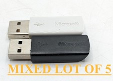 LOT OF 5 Genuine Microsoft BLACK/WHITE 2.4 GHz Transceiver V7.0 Model: 1423 picture