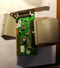 SIIG AP-10 2 Port SCSI Pro PCI Card (sc-ps1x12) Storage Controller W/cable picture