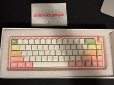 Dustsilver D66 Key Mechanical Gaming Keyboard Cute Style RGB Wired picture