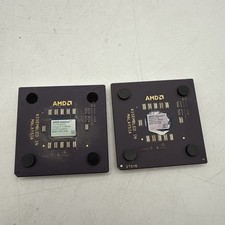 LOT OF 2 Vintage AMD Athlon / Duron Socket A 462 CPUs Ceramic Processors -B12:22 picture