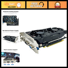 4GB GTX 750 Graphics Card, GDDR5, 128Bit, HDMI, DVI, VGA - High Performance Gami picture
