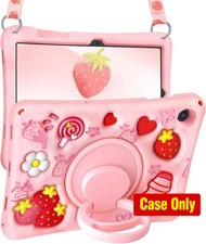 Soft Silicone Case with Shoulder Strap for Samsung Galaxy Tab A9+ 11 inch 2023 picture