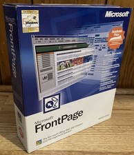 Microsoft FrontPage Version 2002, Windows 98, Complete, Used, Very Good picture