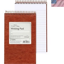 Classic Gold Fibre 5x8 Notebook - Retro Style with 80 Pages and Soft Cover picture